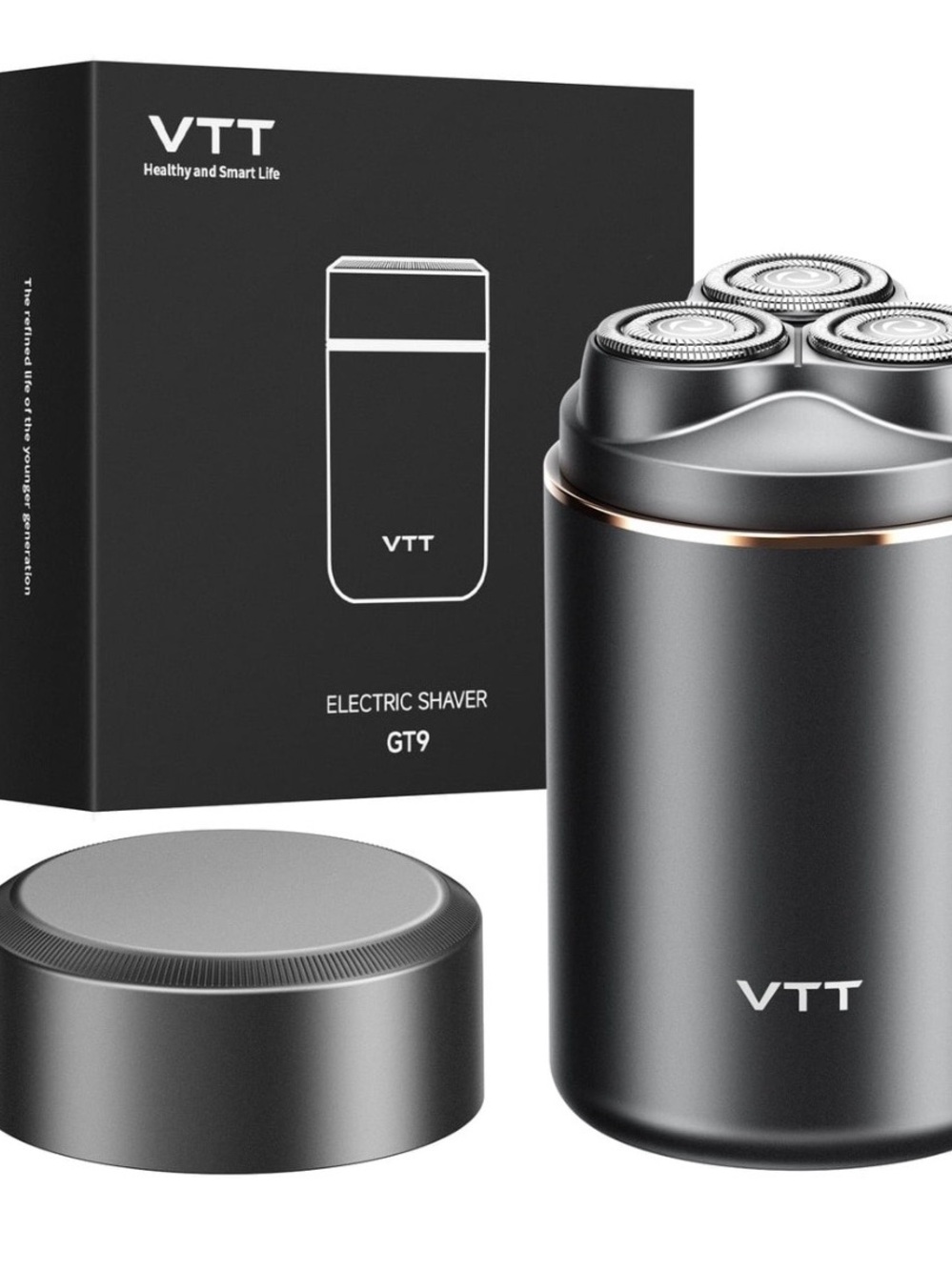 VTT GT9 Electric Shaver for Men - Black